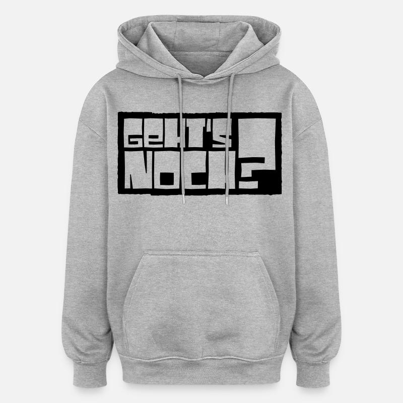 Est-ce encore possible ? - Sweat à capuche oversize unisexe - gris chiné