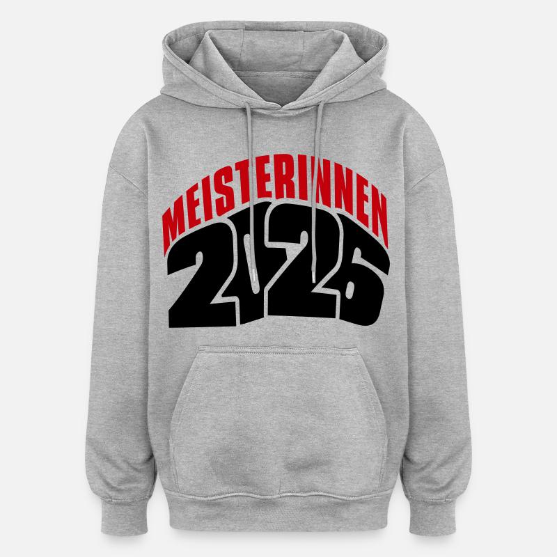Champion 2026 Champion - Sweat à capuche oversize unisexe - gris chiné
