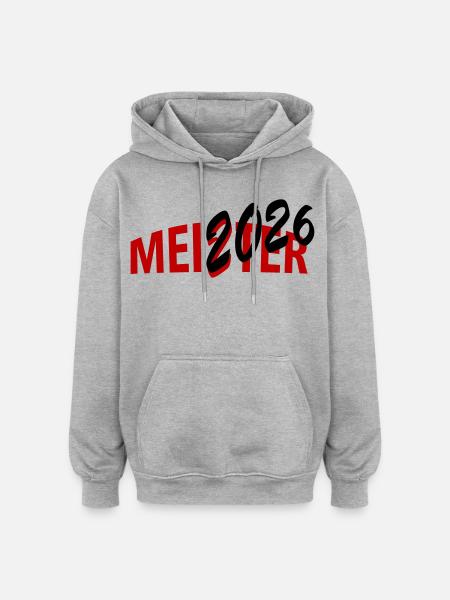 Champion 2026 Championship - Oversized Unisex Hoodie - heather grey