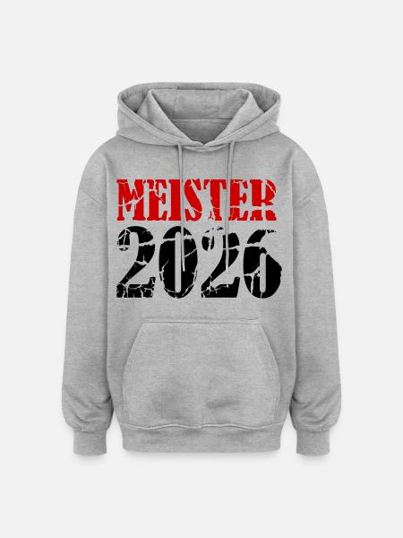 Champion 2026 Championship - Oversized Unisex Hoodie - heather grey
