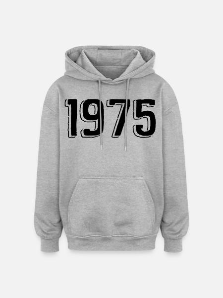 1975 - Oversized Unisex Hoodie - heather grey
