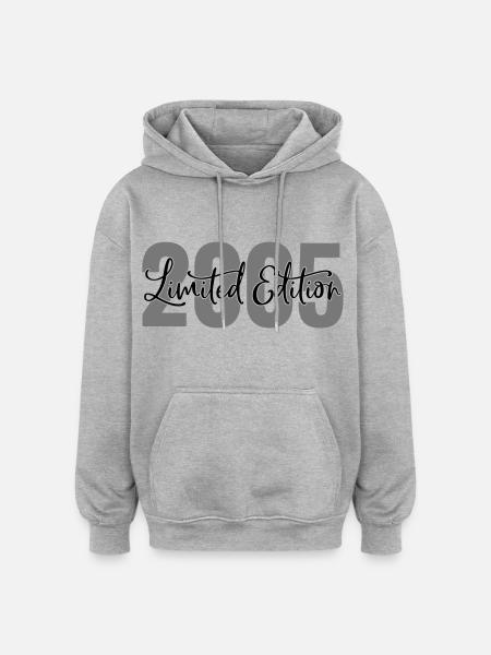Limited edition 2005 - Oversized Unisex Hoodie - heather grey