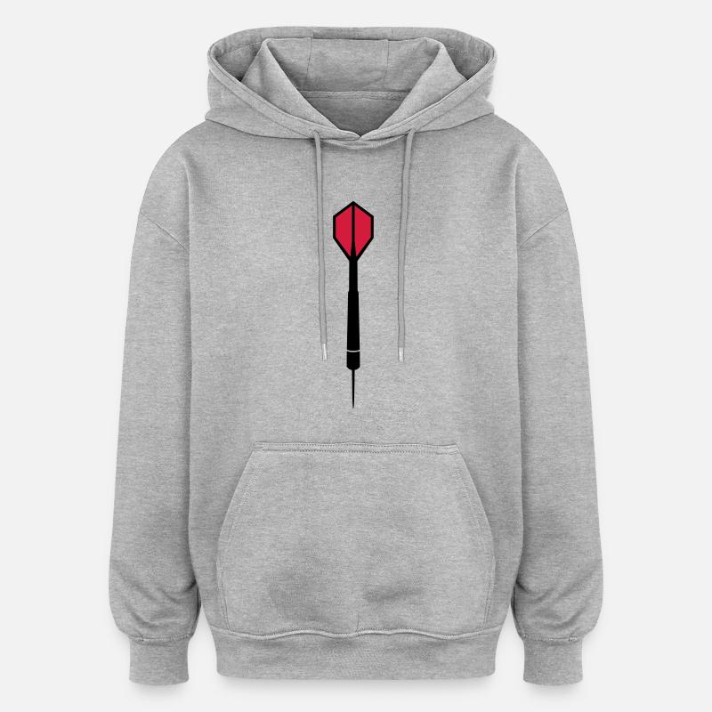 Dart - Oversized Unisex Hoodie - heather grey