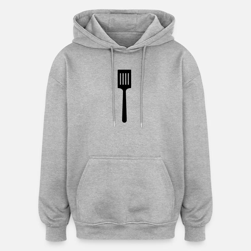 Kitchen spatula - Oversized Unisex Hoodie - heather grey