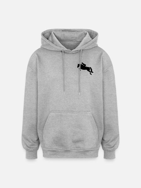 Springreiten - Oversized Unisex Hoodie - heather grey
