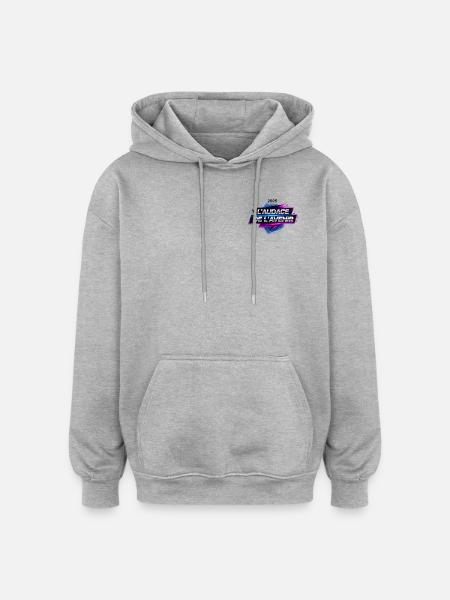The Audacity of the Future 2025 - Oversized Unisex Hoodie - heather grey