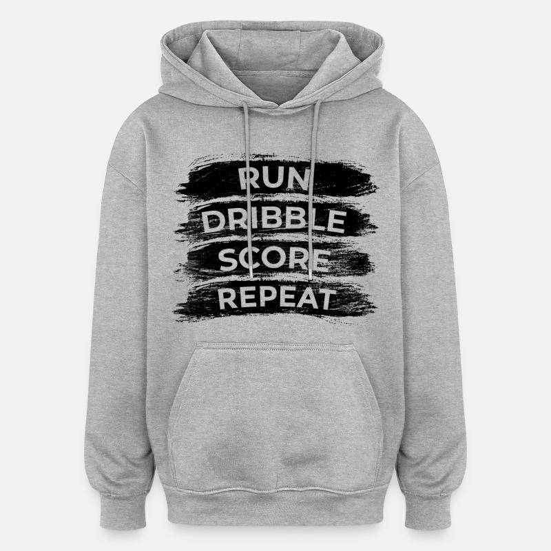 Techniques de hockey sur gazon - Sweat à capuche oversize unisexe - gris chiné