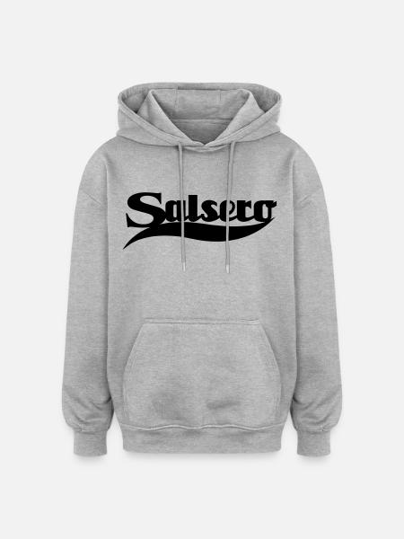 Salsero - Salsa Dance Shirt - Oversized Unisex Hoodie - heather grey