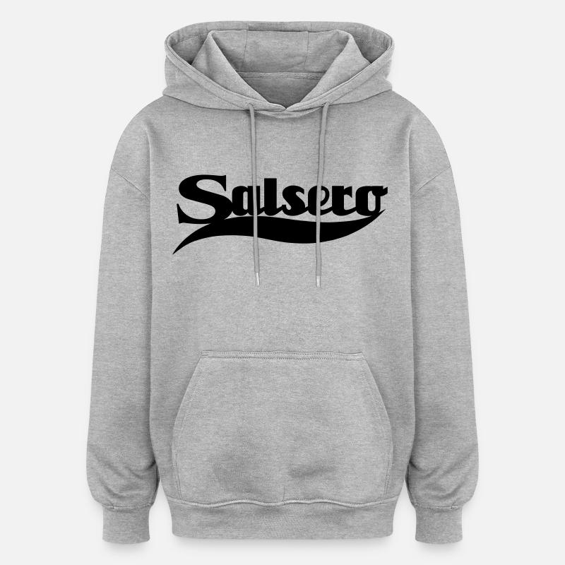 Salsero - Salsa Dance Shirt - Sweat à capuche oversize unisexe - gris chiné