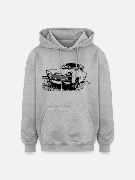  P 601 S - Oversized Unisex Hoodie - heather grey