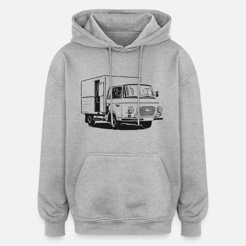Barkas - Panel van - Oversized Unisex Hoodie - heather grey