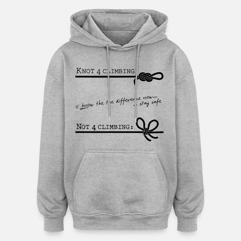 K-not 4 escalade - pureblack - DIGITAL - Sweat à capuche oversize unisexe - gris chiné