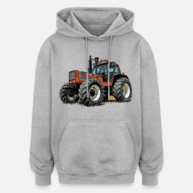 Ackerbeast 100 - Oversized Unisex Hoodie - heather grey