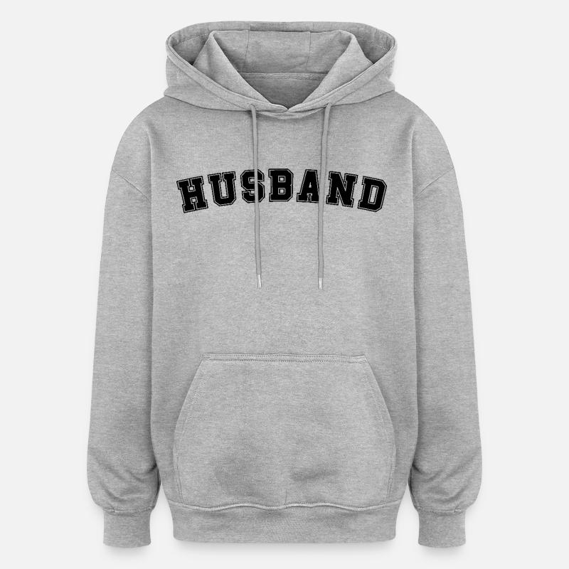 Mari - Sweat à capuche oversize unisexe - gris chiné