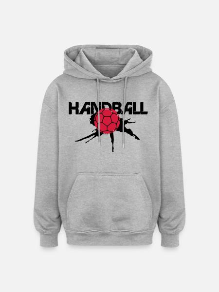Handball sport - Oversized Unisex Hoodie - heather grey