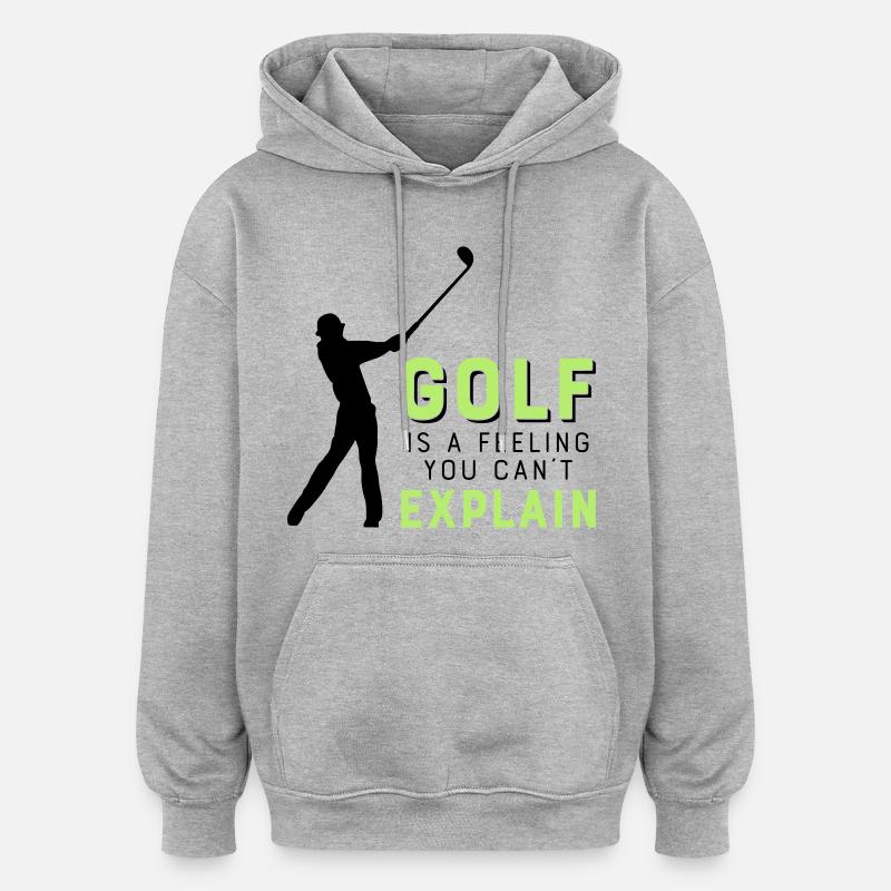 golf - Oversized Unisex Hoodie - heather grey