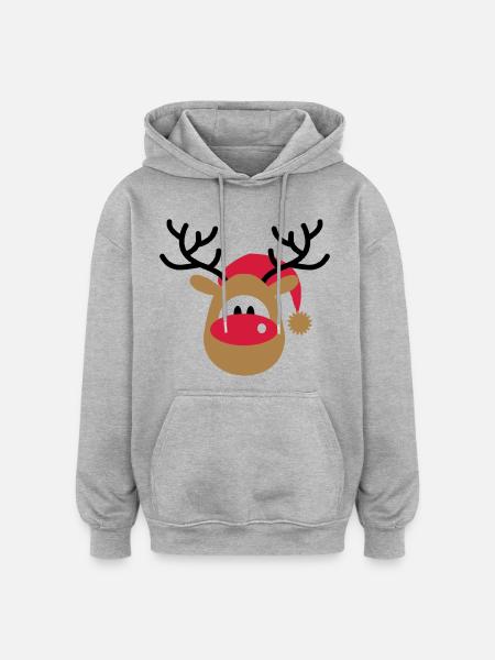 pure - Oversized Unisex Hoodie - heather grey