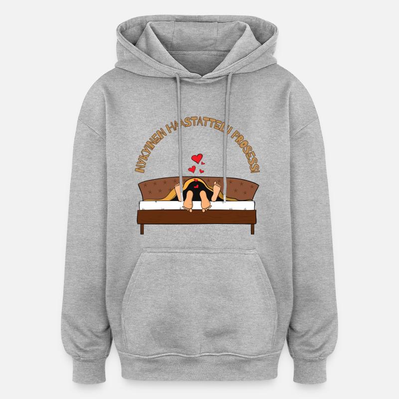 The current interview process. - Oversized Unisex Hoodie - heather grey