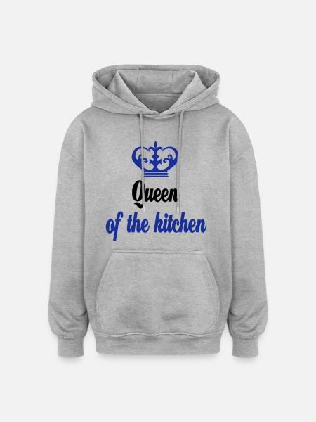 Gifts for a cook - Oversized Unisex Hoodie - heather grey
