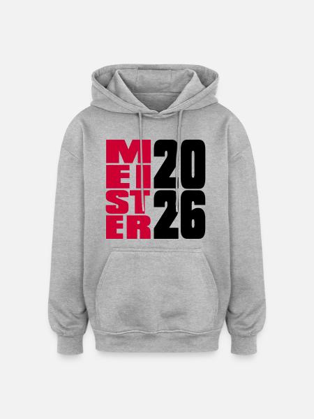Champion 2026 Championship - Oversized Unisex Hoodie - heather grey
