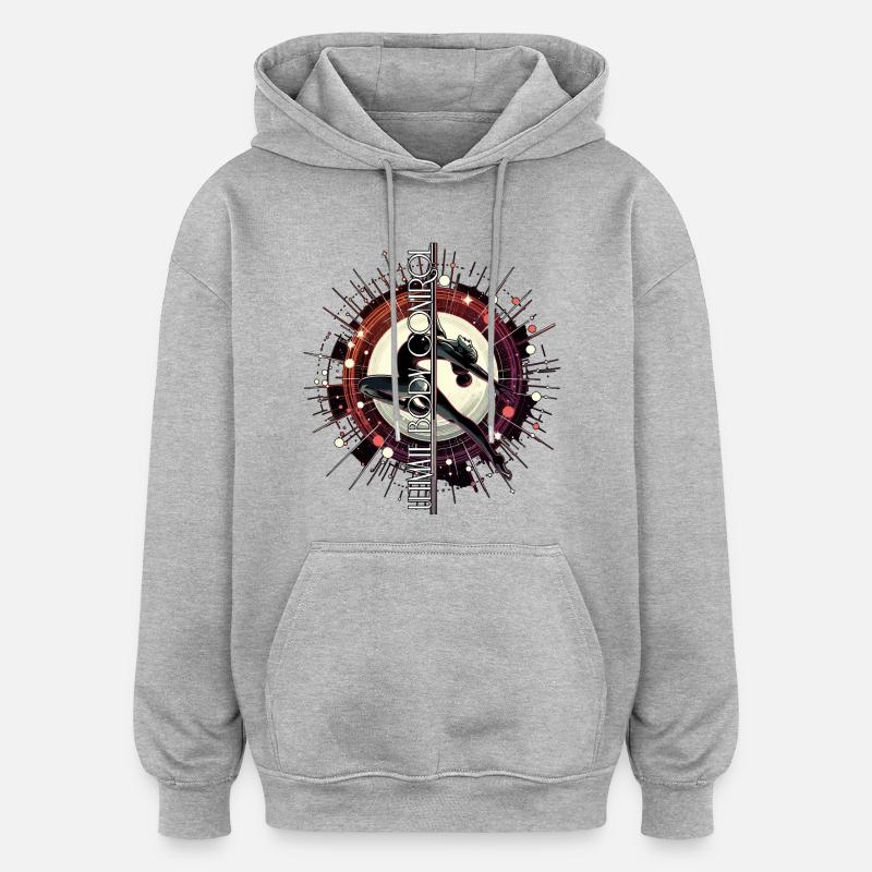 Pole Dance ultimative Körperkontrolle Geschenk - Oversized Unisex Hoodie - Grau meliert