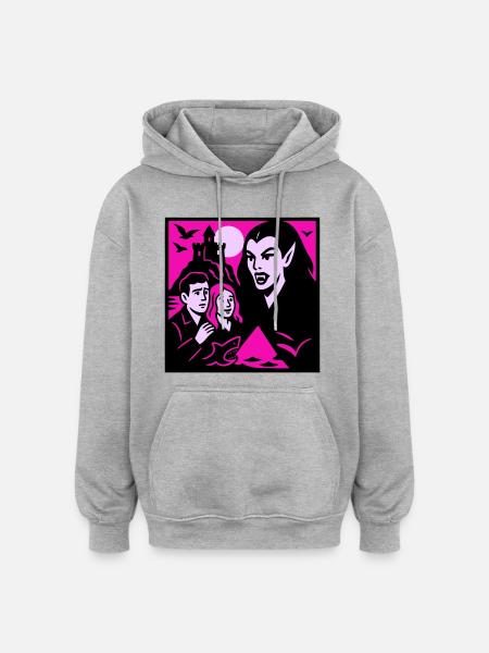 Vampire Countess - Oversized Unisex Hoodie - heather grey