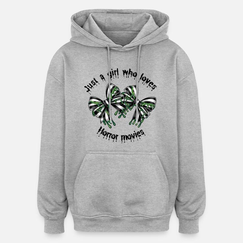 Conception d’arc à rayures empoisonnées - Sweat à capuche oversize unisexe - gris chiné