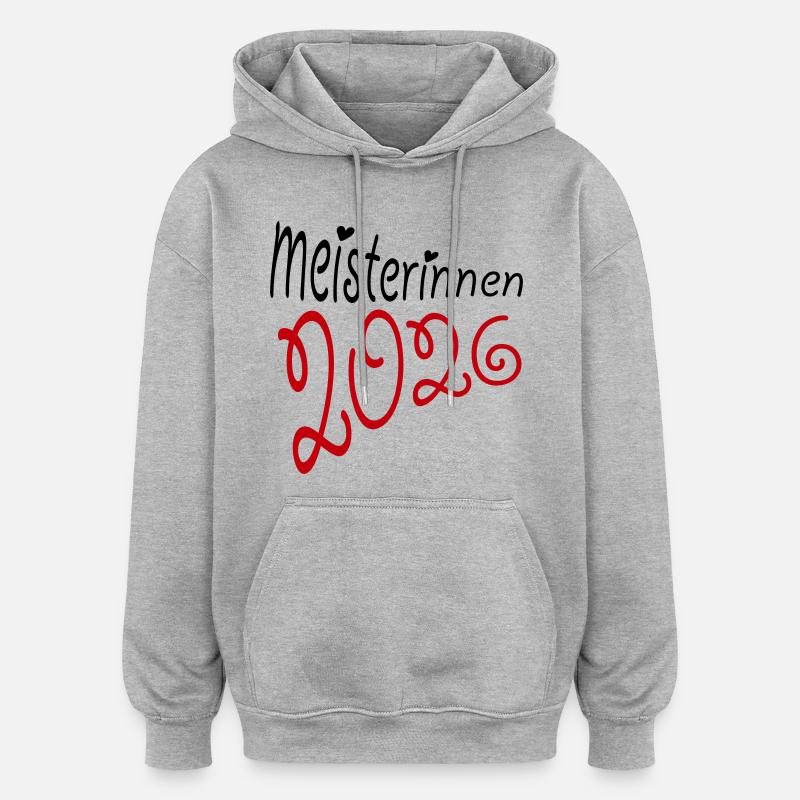 Champion 2026 Champion - Sweat à capuche oversize unisexe - gris chiné