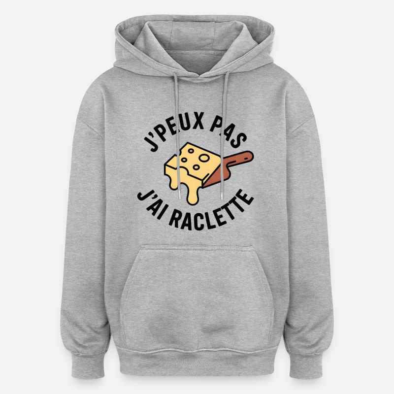 Casting Squeegee I can't squeegee - Oversized Unisex Hoodie - heather grey