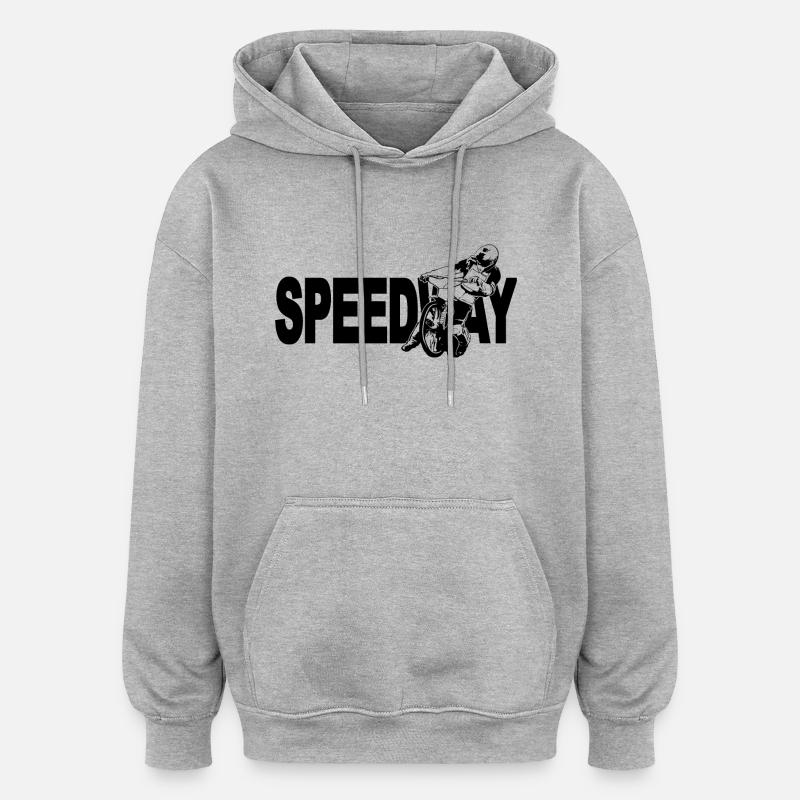 Speedway Racing - Oversized Unisex Hoodie - heather grey