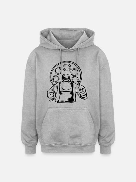 Surgeon - Oversized Unisex Hoodie - heather grey