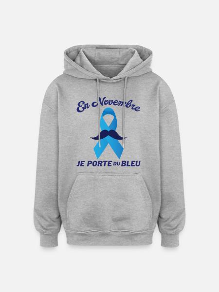 Prostate Cancer Awareness Month - Oversized Unisex Hoodie - heather grey