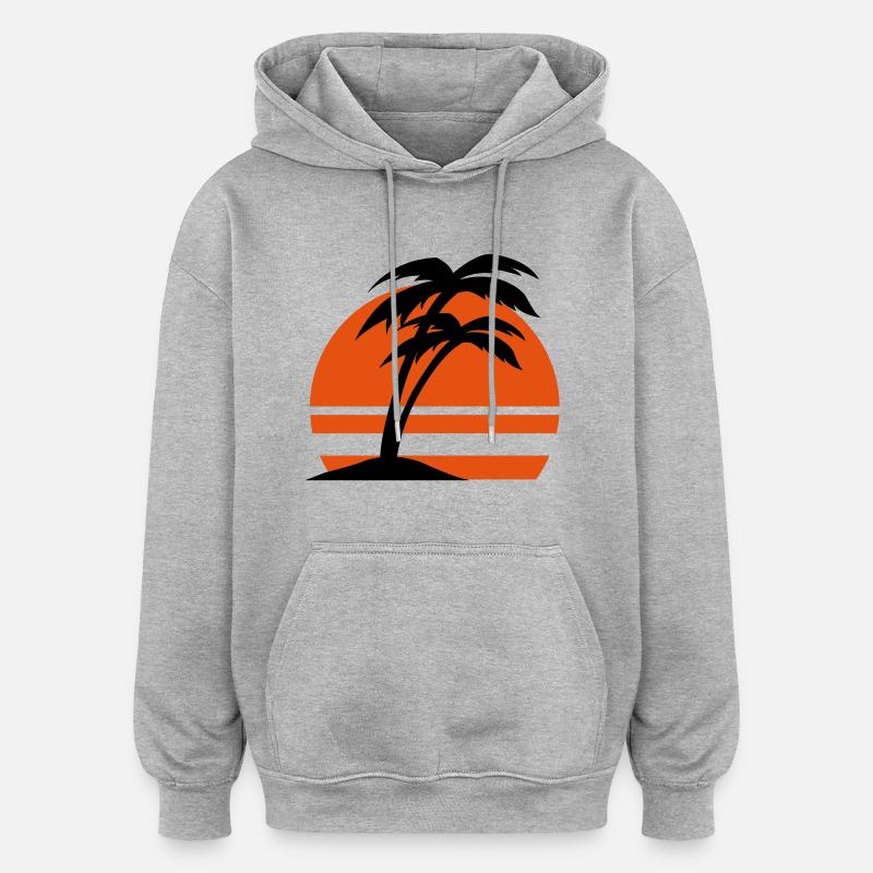 insel2 - Oversized Unisex Hoodie - heather grey