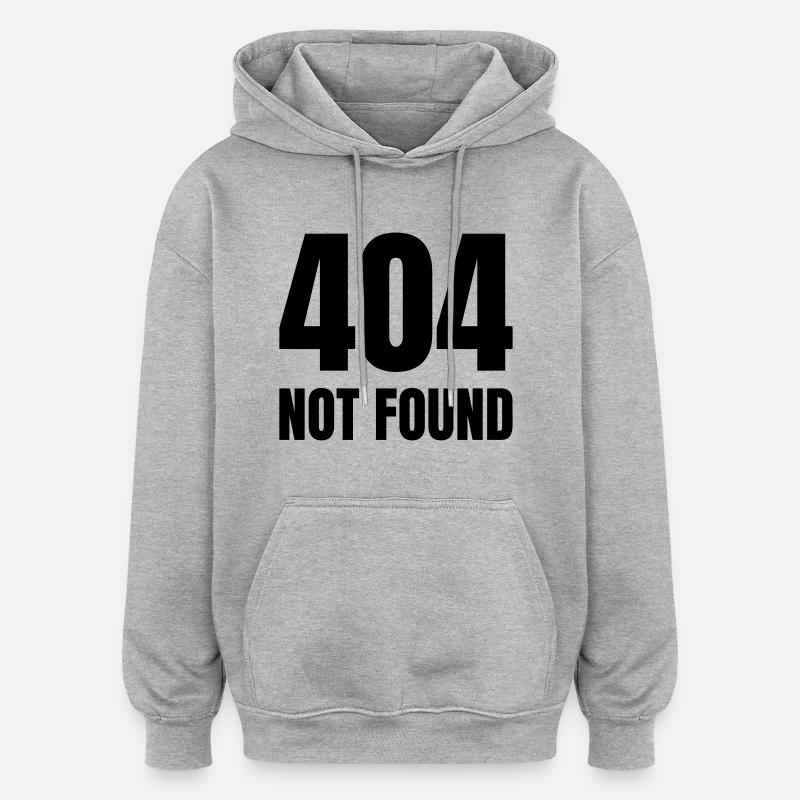 Developer Entwickler Développeur Computer Geek - Oversized Unisex Hoodie - heather grey