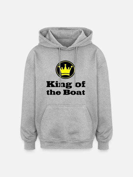 Boat - Oversized Unisex Hoodie - heather grey
