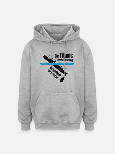 Titanic - Oversized Unisex Hoodie - heather grey