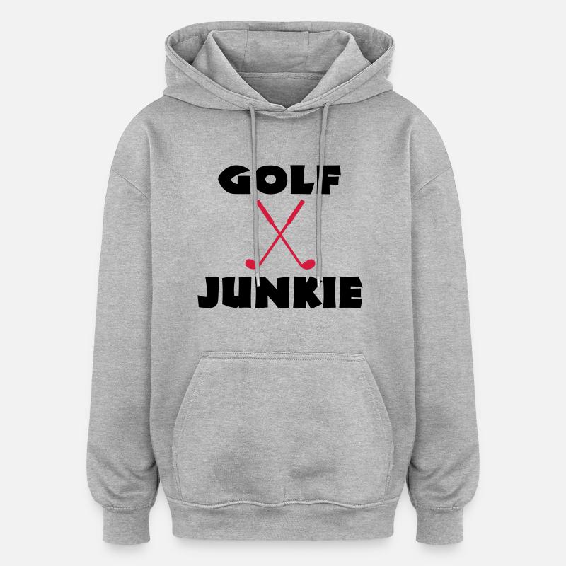 golf - Sweat à capuche oversize unisexe - gris chiné