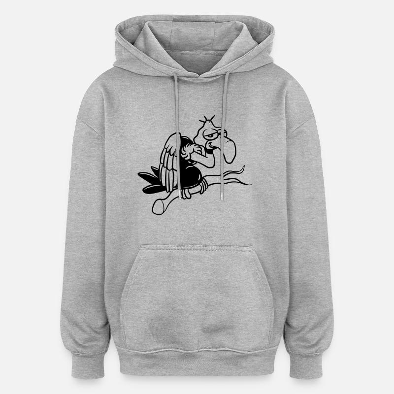 Be the first - Oversized Unisex Hoodie - heather grey
