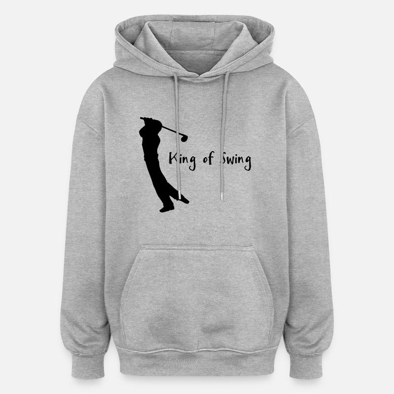 Golf - Oversized Unisex Hoodie - Grau meliert