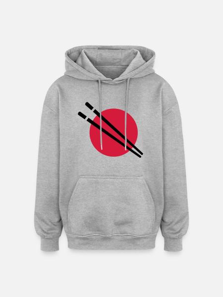 Japan - Oversized Unisex Hoodie - heather grey