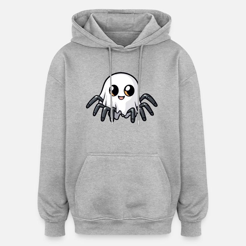 Tarantula Halloween Comic Geist - Oversized Unisex Hoodie - Grau meliert