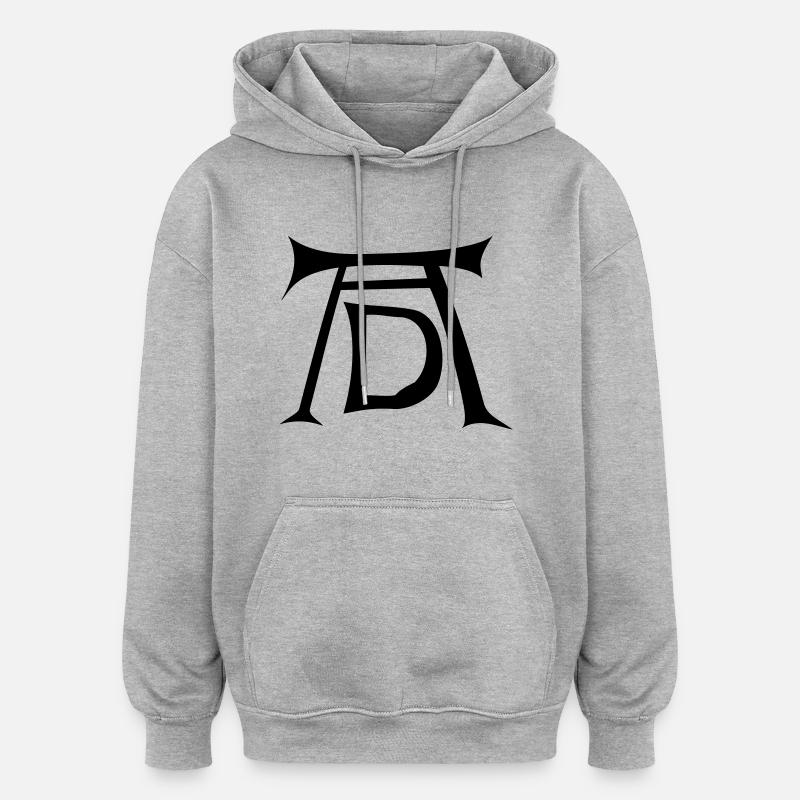 Albrecht Dürer - Sweat à capuche oversize unisexe - gris chiné