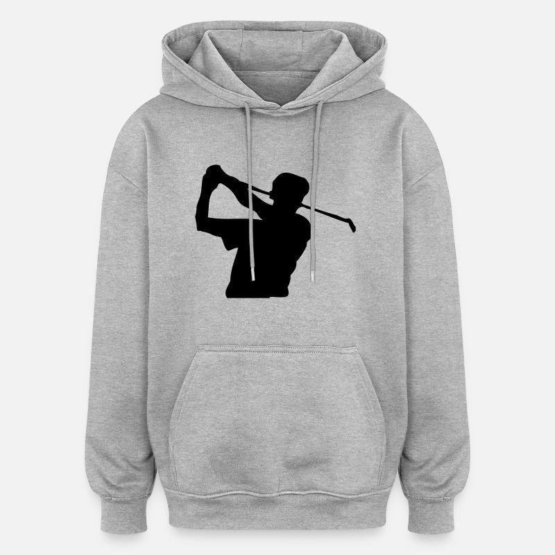 golf - Sweat à capuche oversize unisexe - gris chiné