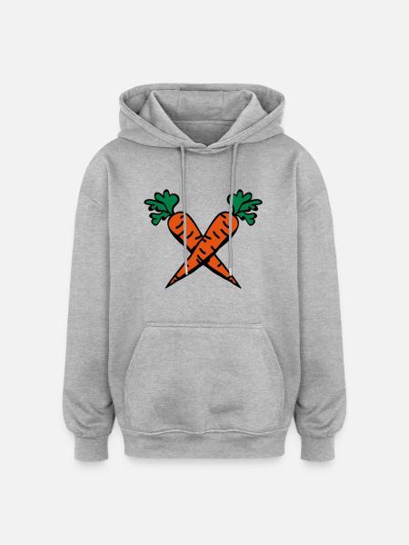 moehren_pa3 - Oversized Unisex Hoodie - heather grey