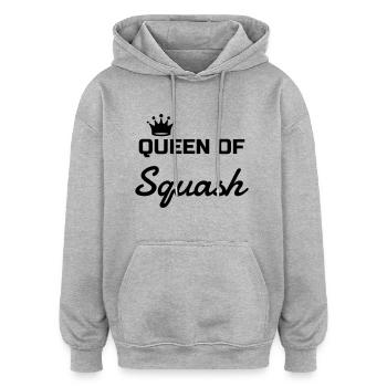Squash Sport Game Match Champion Victory - Sweat à capuche oversize unisexe - gris chiné - Devant - Noah (186cm)