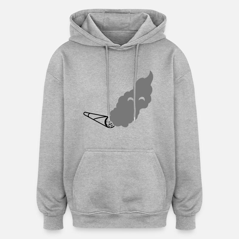 Joint - Oversized Unisex Hoodie - Grau meliert