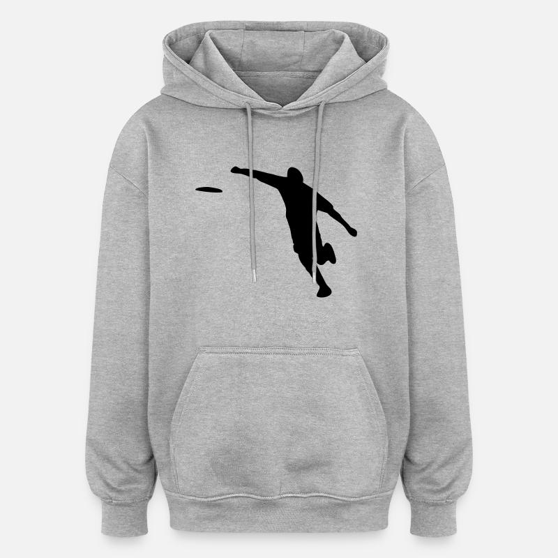 discgolf - Oversized Unisex Hoodie - heather grey