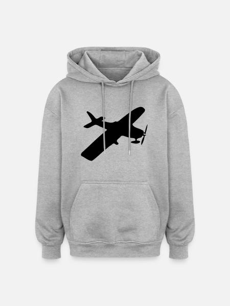 Airjet - Oversized Unisex Hoodie - heather grey