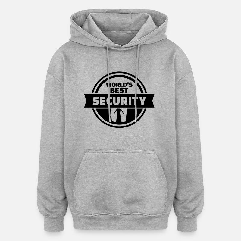 Security - Oversized Unisex Hoodie - heather grey