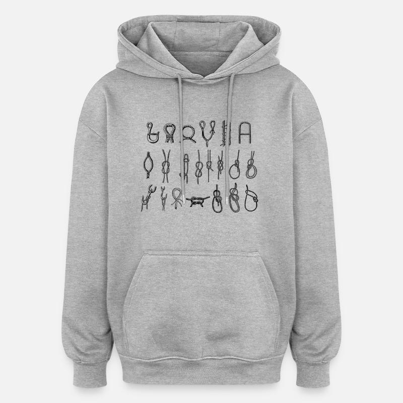 node - Oversized Unisex Hoodie - heather grey